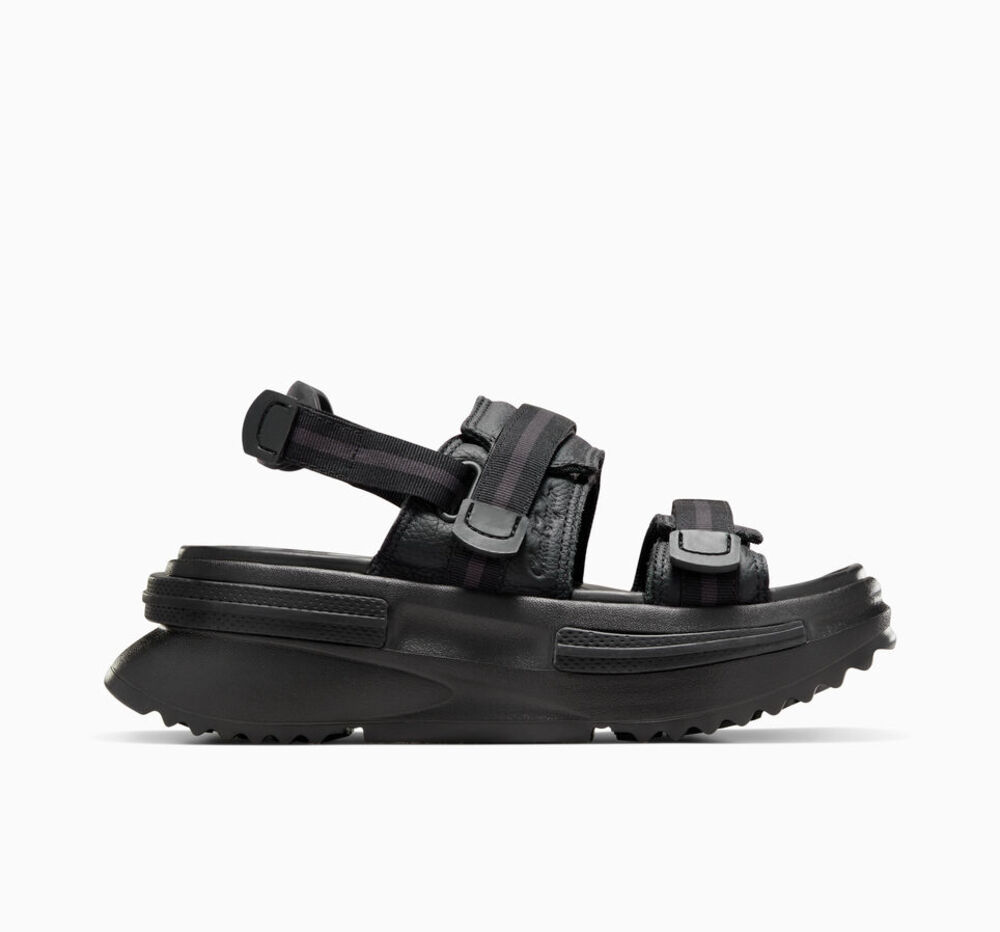 CONVERSE Women's Run Star Utility Sandal CX Size 7 In Black